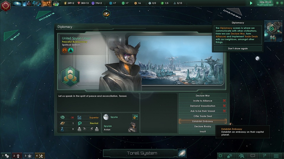 Stellaris Diplomacia