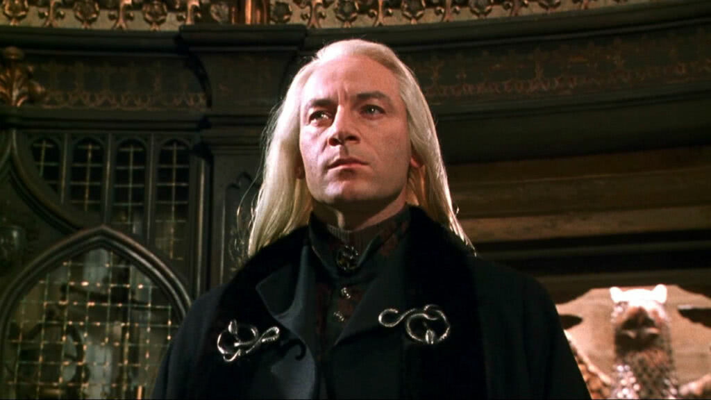 Jason Isaacs como Lucius Malfoy em Harry Potter