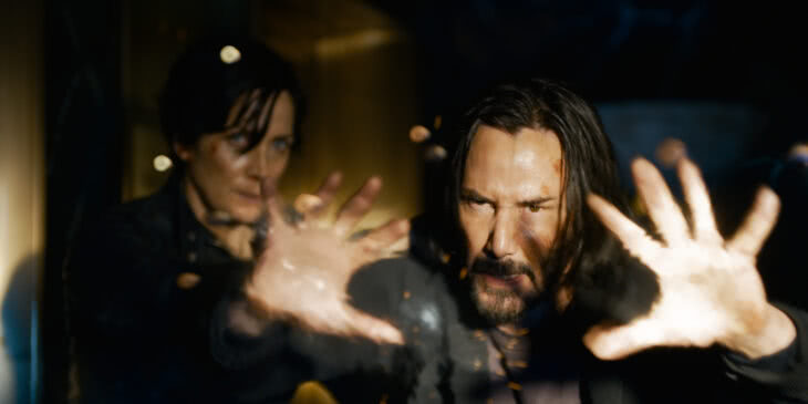 Neo e Trinity em Matrix Resurrections