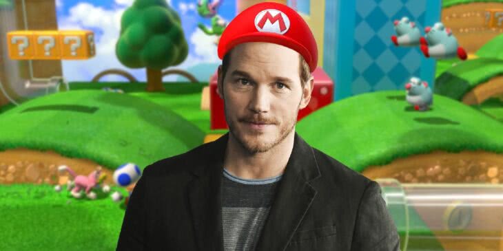 filme animado do Mario com Chris Pratt