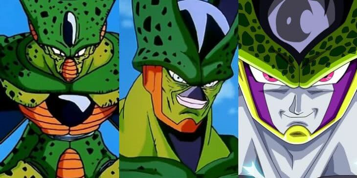 Dragon-Ball-Z-Imperfect-Cell-Semi-Perfect-Cell-Perfect-Cell