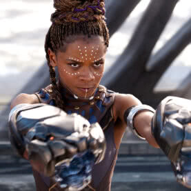 Shuri em Pantera Negra
