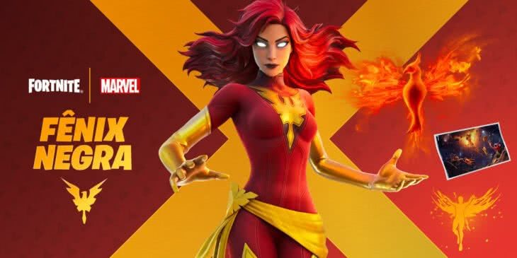 Fênix Negra em Fortnite