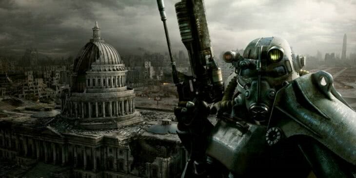 Foto do set de Fallout