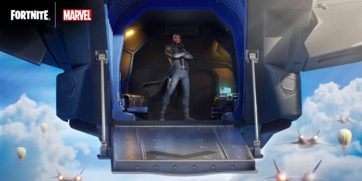 Nick Fury em Fortnite