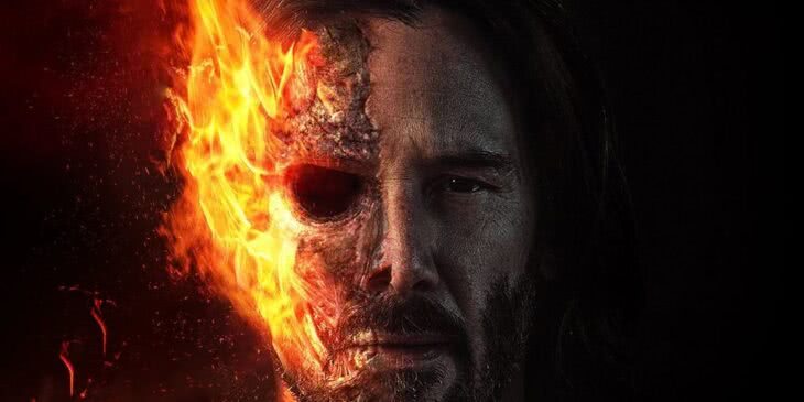 Keanu Reeves como Motoqueiro Fantasma