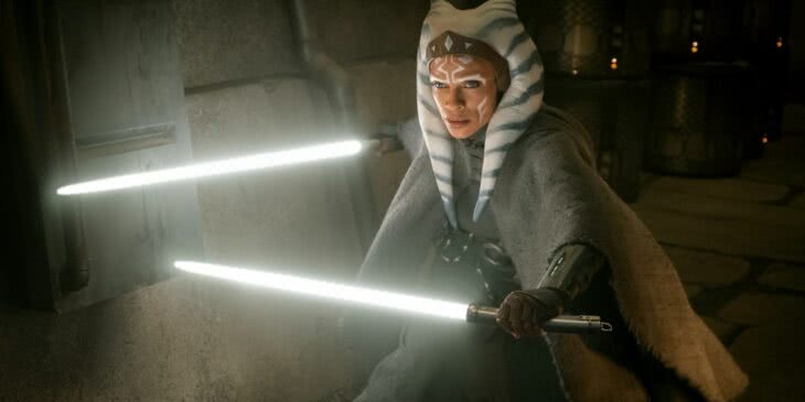 Rosario Dawson em The Mandalorian