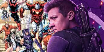 Gavião Arqueiro em Vingadores da Costa Oeste
