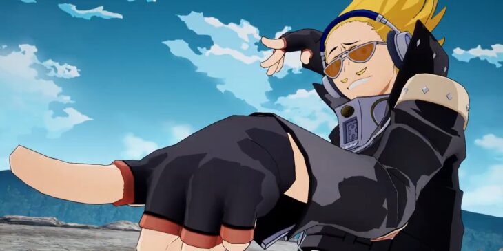 Present Mic em My Hero One's Justice