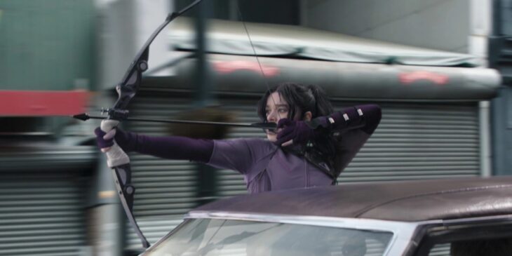 Kate Bishop em Gavião Arqueiro