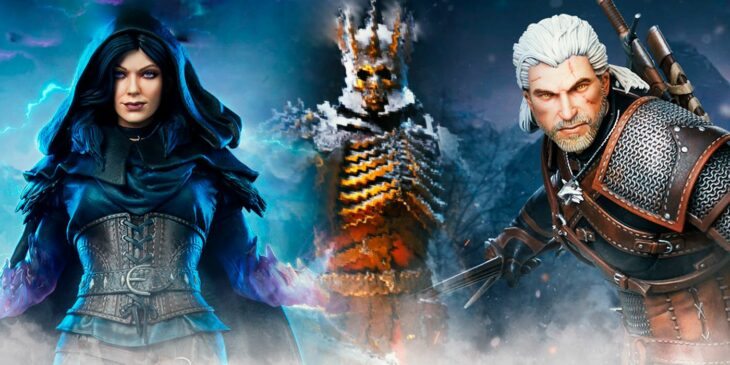 Estátuas de The Witcher