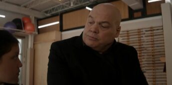 Wilson Fisk como Rei do Crime em Gavião Arqueiro