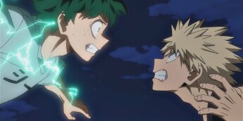 Izuku e Bakugou em My Hero Academia Sketch