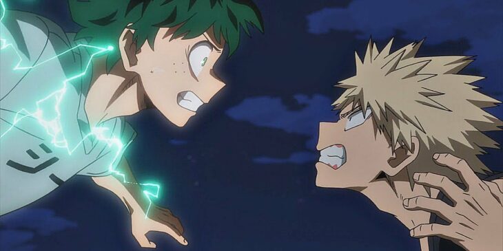 Izuku e Bakugou em My Hero Academia Sketch