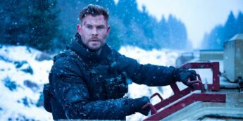Chris Hemsworth em Resgate 2 lançamento