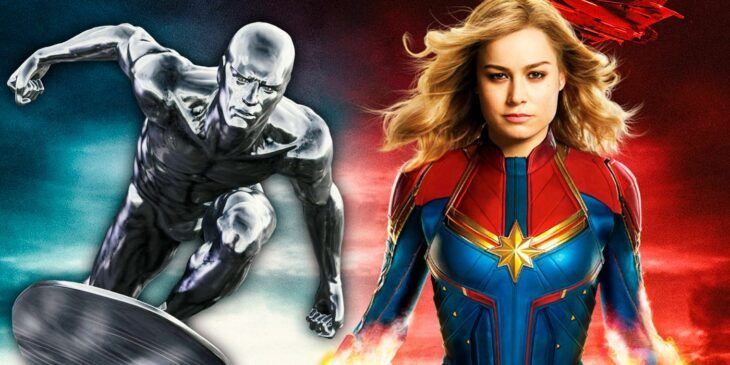 Surfista Prateado e Capitã Marvel