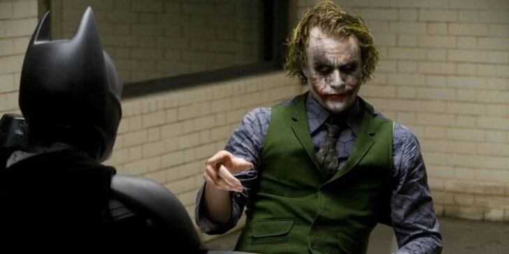 Heath Ledger em O Cavaleiro das Trevas