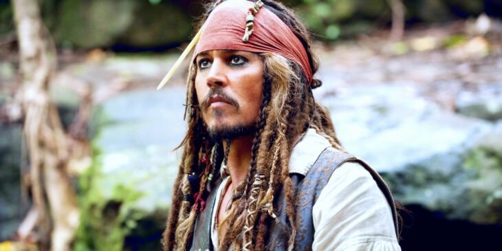 Jack Sparrow em Piratas do Caribe