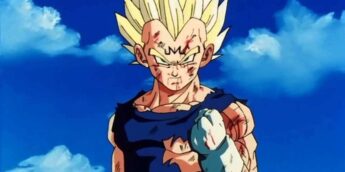 Ilustração de Majin Vegeta