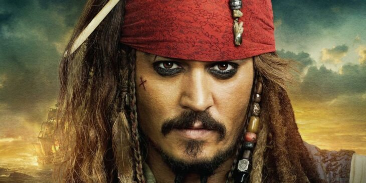 Johnny Depp em Piratas do Caribe