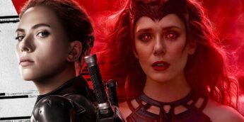Elizabeth Olsen e Scarlett Johansson no MCU