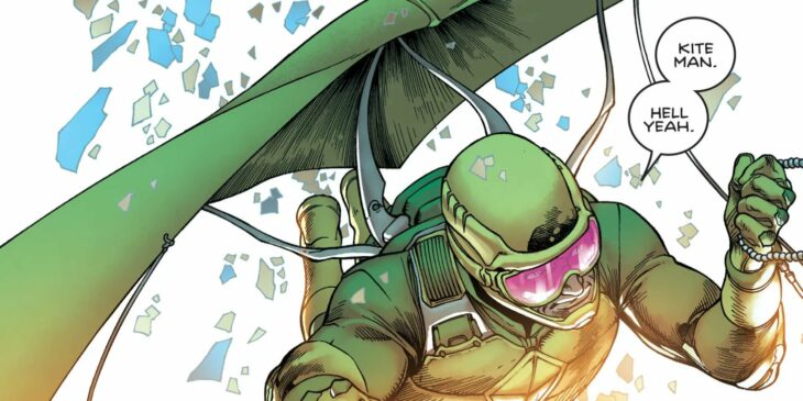 origem do slogam do Homem-Pipa em Batman Tom King Ivan Reis