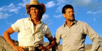 Kevin Bacon e Fred Ward em O Ataque dos Vermes Malditos