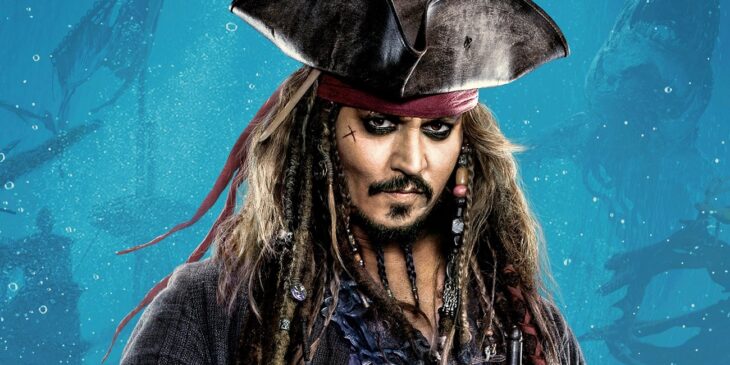 Johnny Depp nos Piratas do Caribe