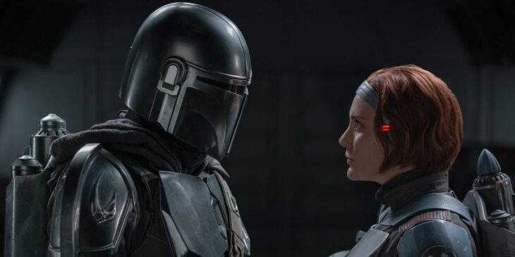 Din Djarin e Bo-Katan na 3ª temporada de The Mandalorian