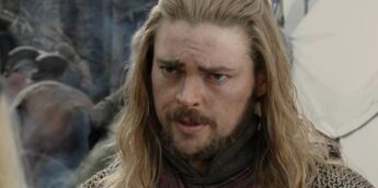Karl Urban em O Senhor dos Anéis Como Éomer