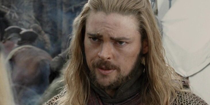 Karl Urban em O Senhor dos Anéis Como Éomer