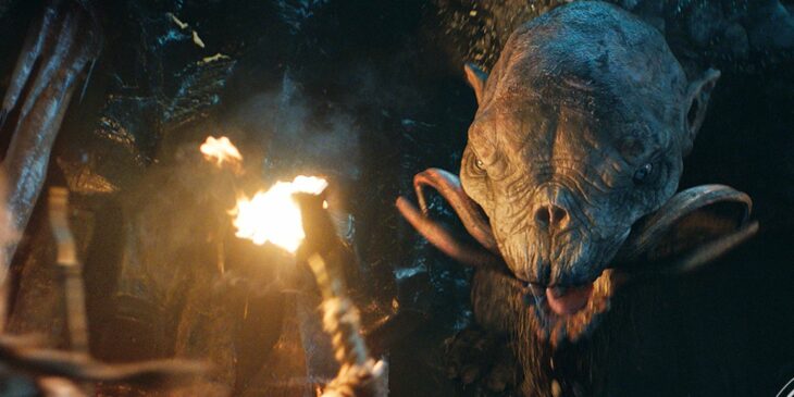 Senhor dos Anéis Os Anéis do Poder troll da neve