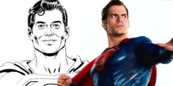 Superman esboço de Jerry Ordway para Henry Cavill