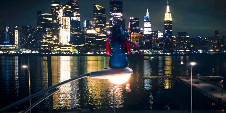 Ms Marvel poste de luz CGI