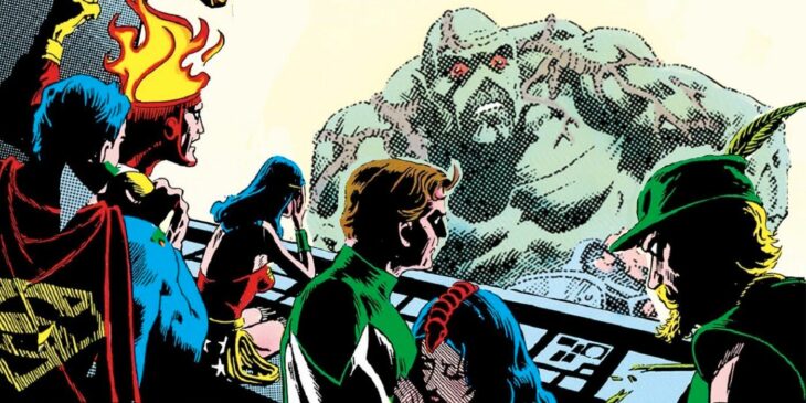 Monstro do Pântano de Alan Moore Liga da Justiça