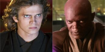 Hayden Christensen Samuel L Jackson Mace Windu