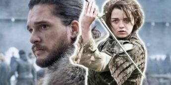 Game Of Thrones Maisie Williams Jon Snow