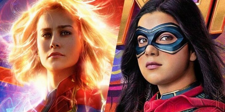Capitã Marvel e Ms Marvel