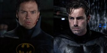 Ben Affleck e Michael Keaton em Aquaman 2 em batman