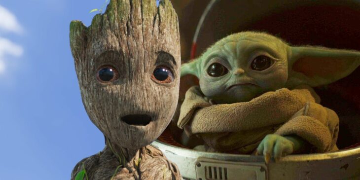 Baby Groot vs Baby Yoda