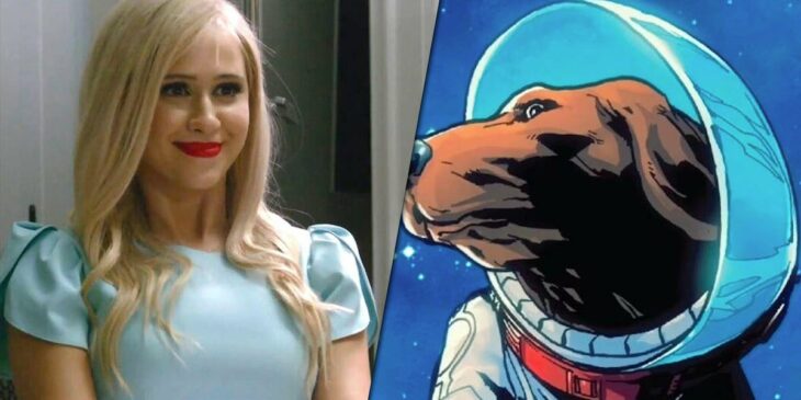 Maria Bakalova e Cosmo o Cão do Espaço
