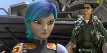 Sabine de Star Wars e Maverick de Top Gun