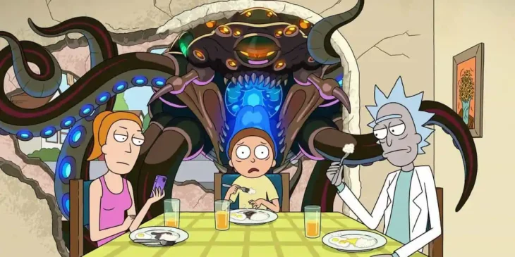 A série animada Rick and Morty
