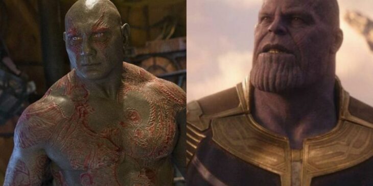 Drax e Thanos, da Marvel