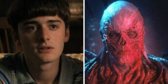 Will e Vecna em Stranger Things
