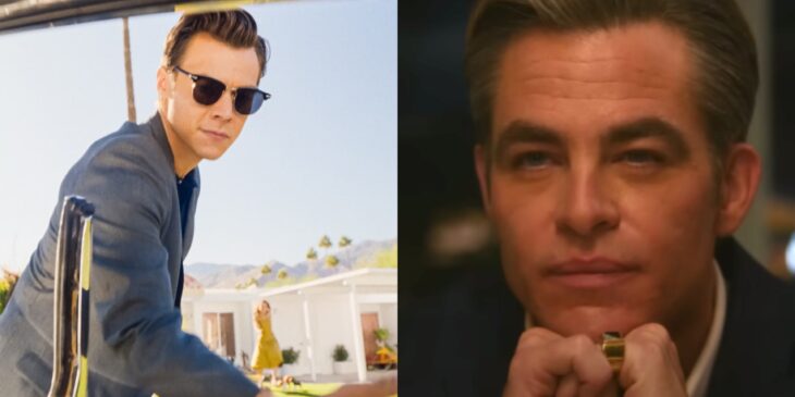 Cuspe de Harry Styles em Chris Pine