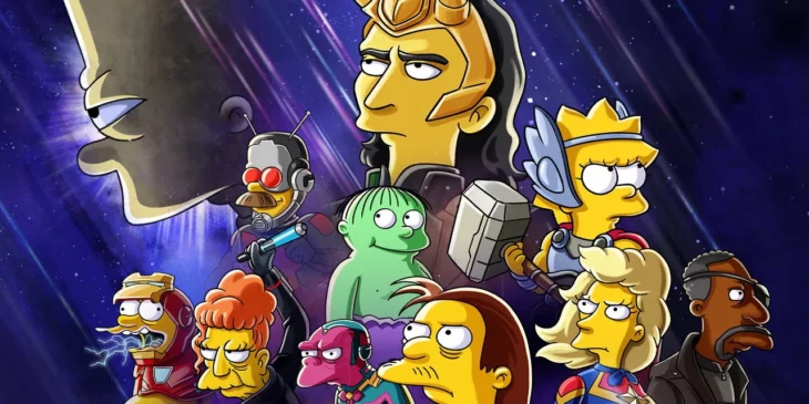 Paródia da Marvel por Os Simpsons
