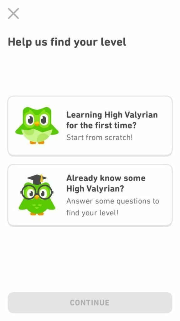 Alto-Valiriano-na-Duolingo