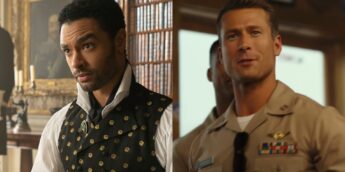 Regé-Jean Page e Glen Powell