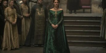 Vestido verde de Alicent em A Casa do Dragão